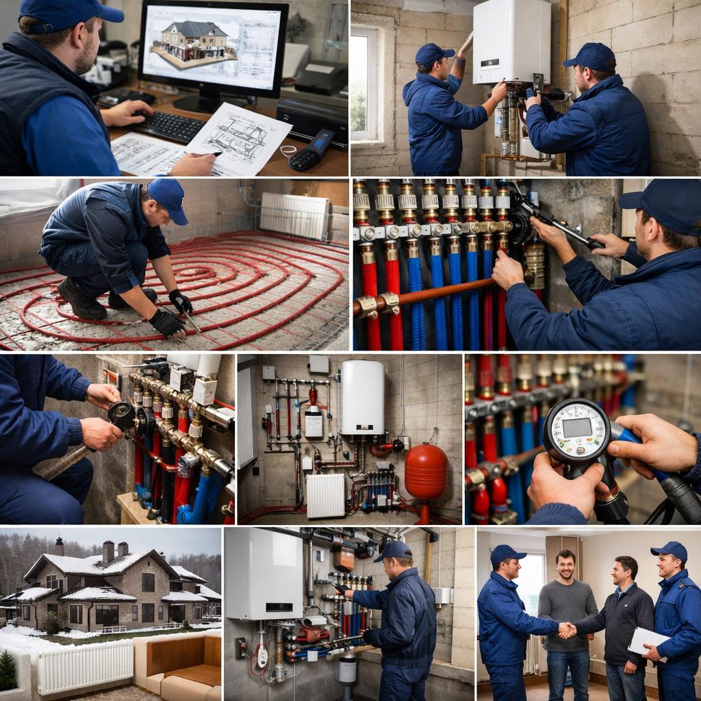 ООО Холдинг СпецСтройАльянс — профессиональный монтаж водяного отопления частного дома с гарантией качества