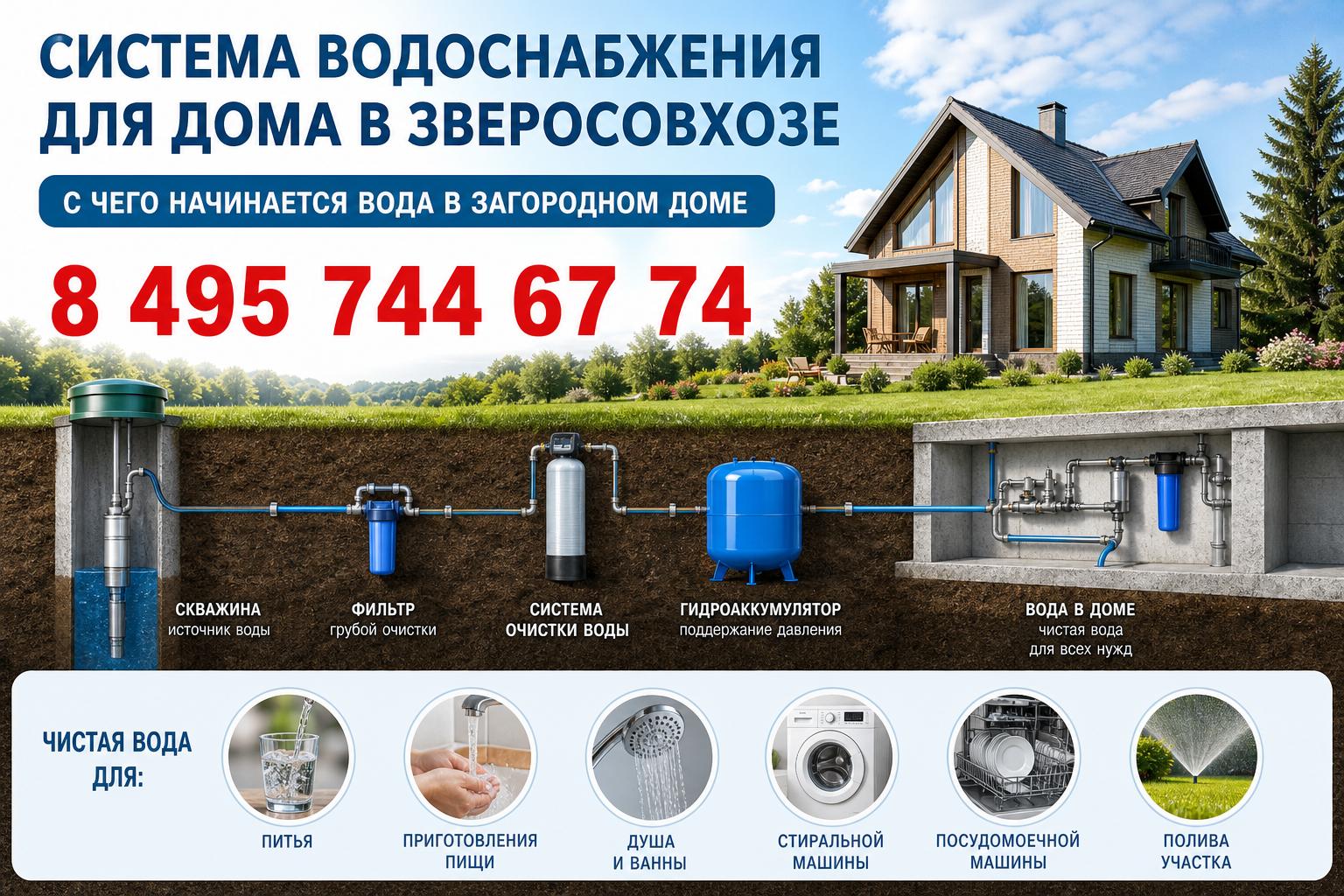 С чего начинается вода в загородном доме
