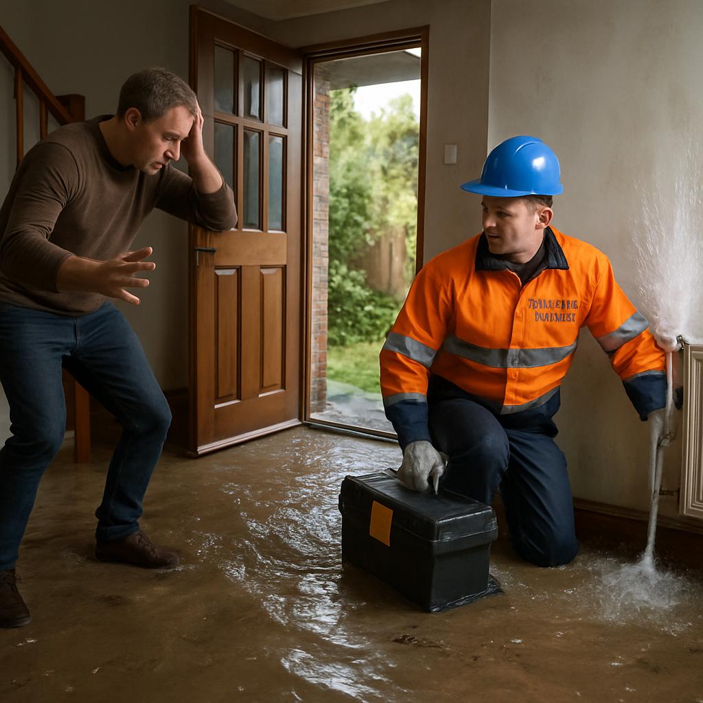 Прорвало отопление в частном доме
