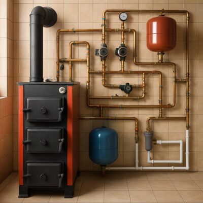 Тепло без сюрпризов: как устроить обвязку дровяного котла в частном доме правильно