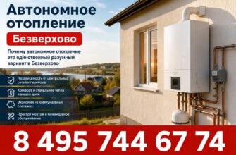 Автономное отопление в Безверхово