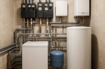 Отопление и котельная частного дома 280 м²