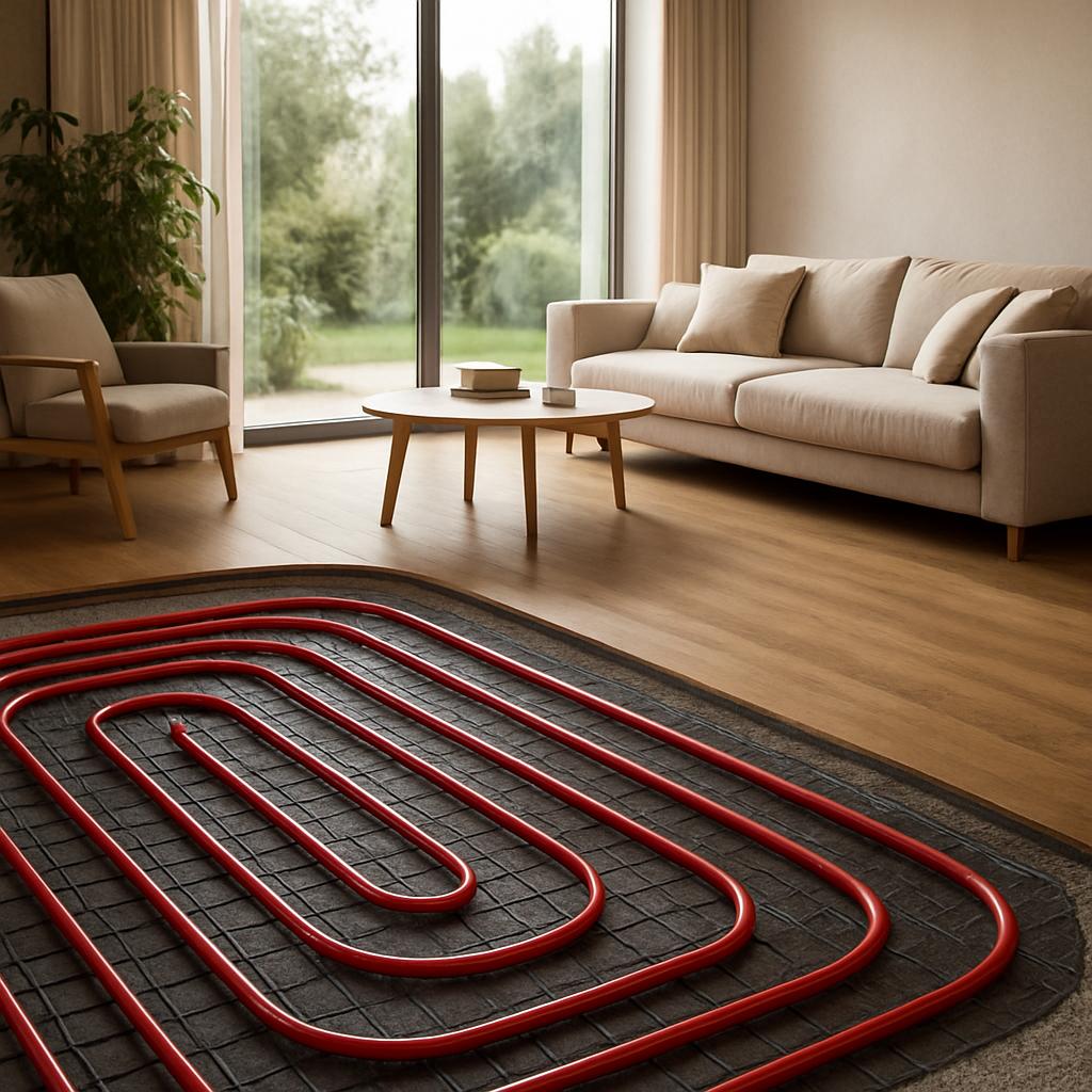 Напольное водяное отопление обладает большими преимуществами