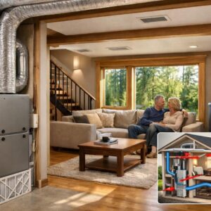 Воздушное отопление в загородном доме