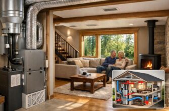 Воздушное отопление в загородном доме