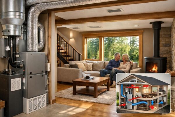 Воздушное отопление в загородном доме