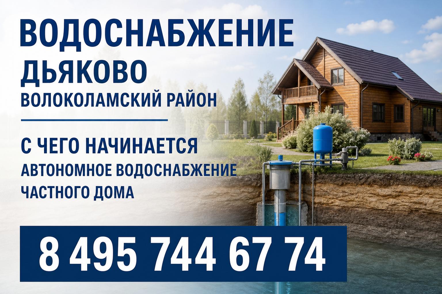 С чего начинается автономное водоснабжение частного дома С чего начинается автономное водоснабжение частного дома