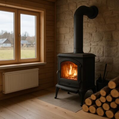 Дровяное отопление частного дома в Алексино