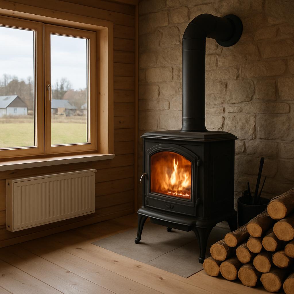 Дровяное отопление частного дома в Алексино