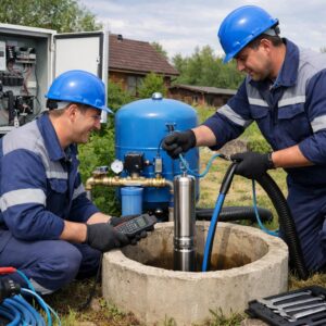 Пуско-наладочные работы системы водоснабжения из колодца