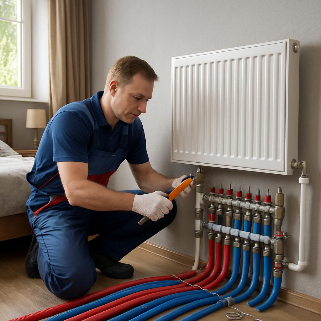 Почему стоит доверить монтаж отопления в спальне ООО ДИЗАЙН ПРЕСТИЖ