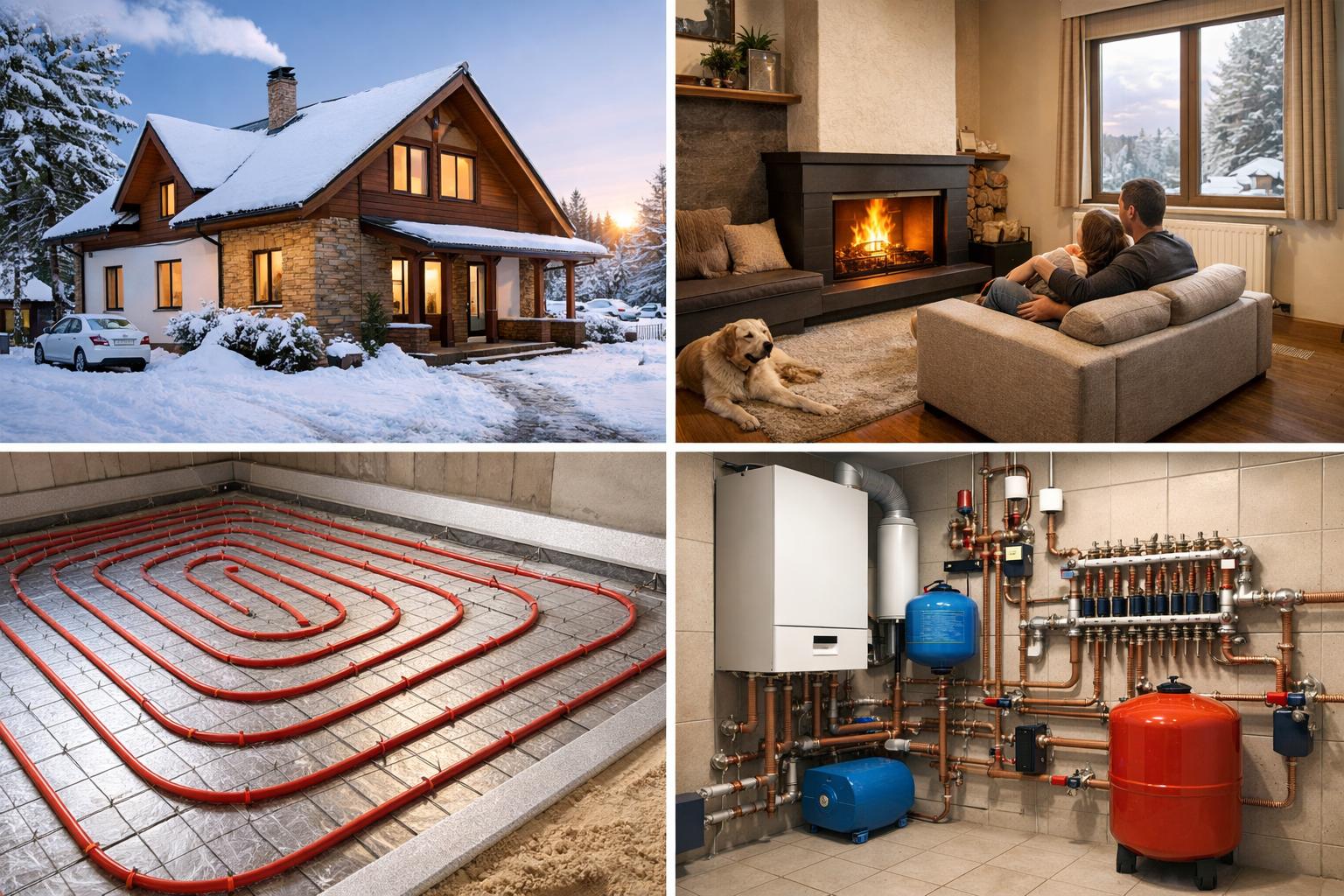 Почему водяное отопление — оптимальное решение для частного дома в Бронницах