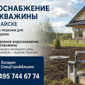 Водоснабжение из скважины в Можайске
