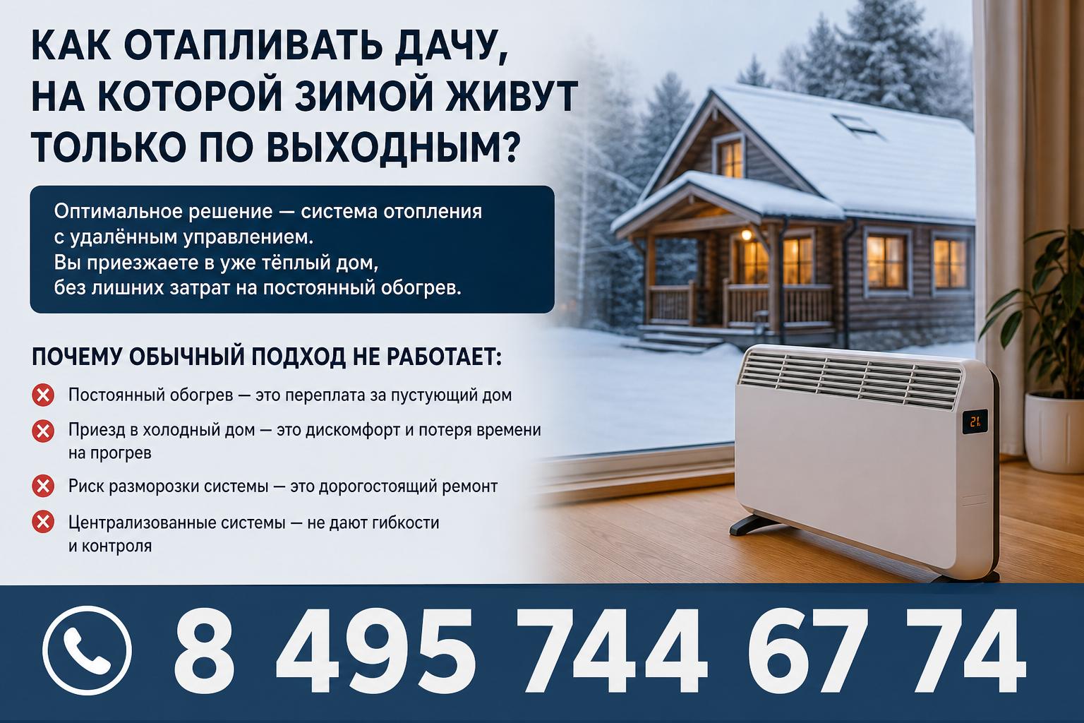 Почему обычный подход к отоплению тут не работает