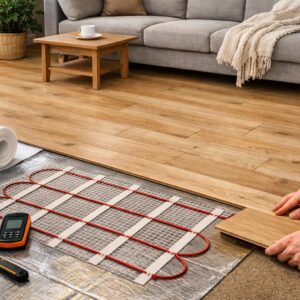 Теплый электрический пол под ламинат