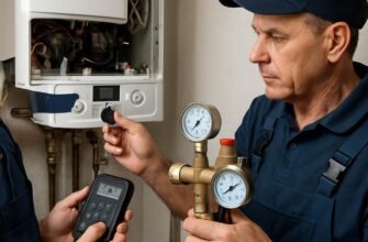 Настройка автоматики котла и регулировка давления