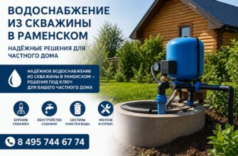 Водоснабжение из скважины в Раменском