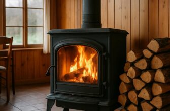 Дровяное отопление частного дома в Конобеево