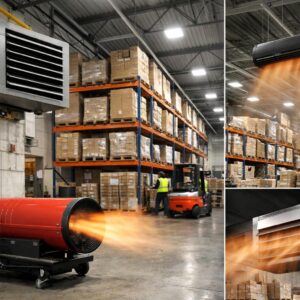 Принудительное отопление склада