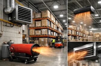 Принудительное отопление склада