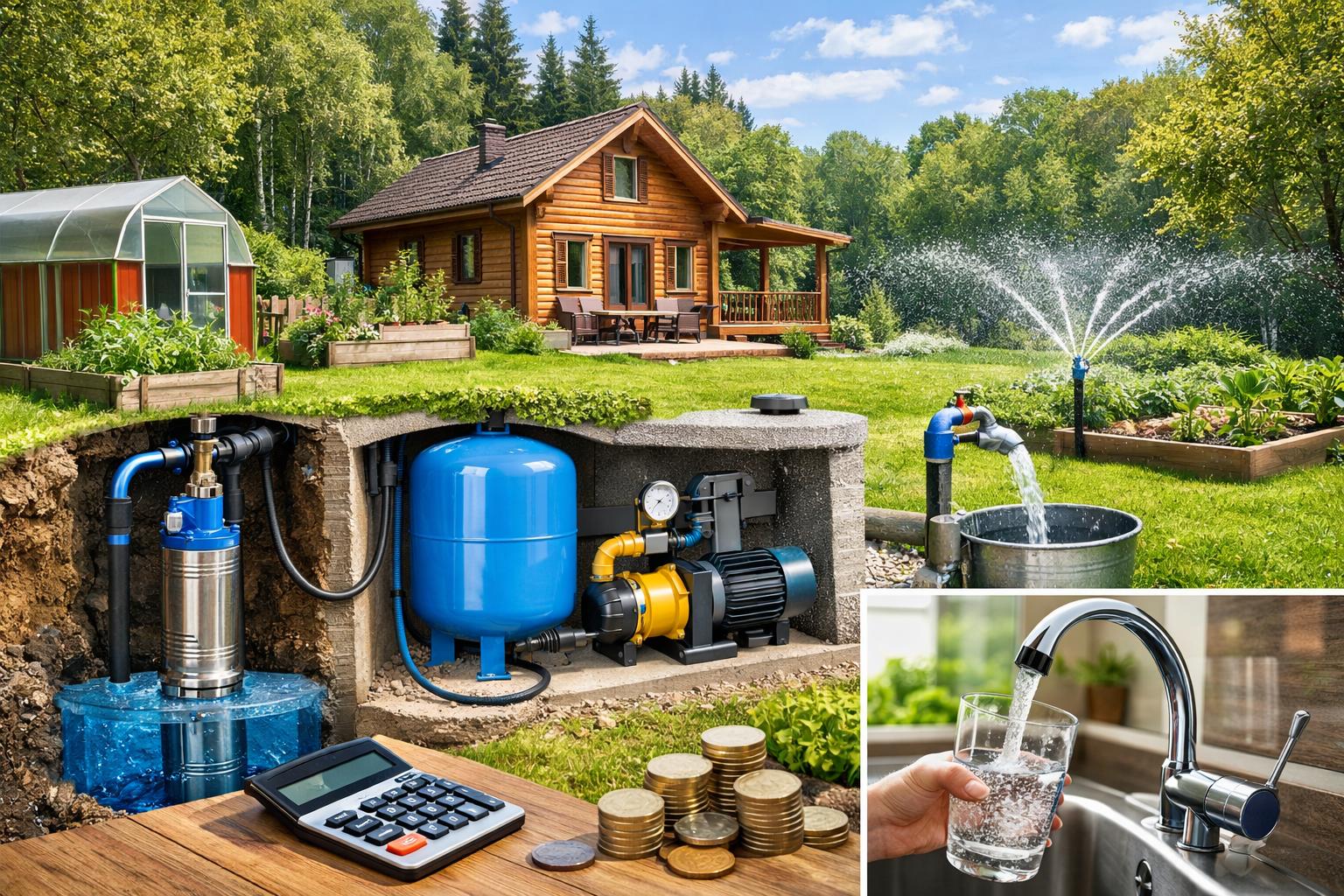 Независимое водоснабжение дачи: ключевые преимущества и экономия для вашего загородного участка