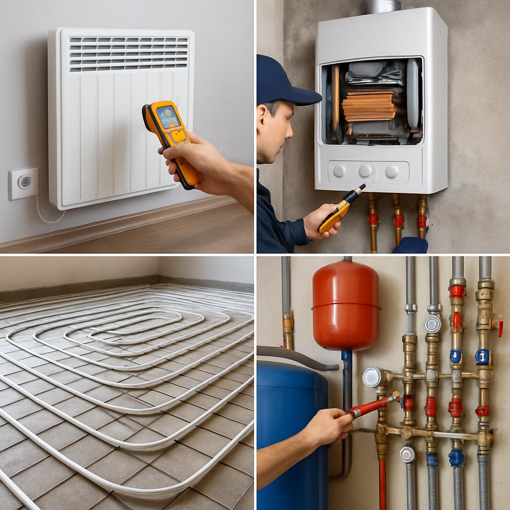 Виды систем отопления и их монтаж