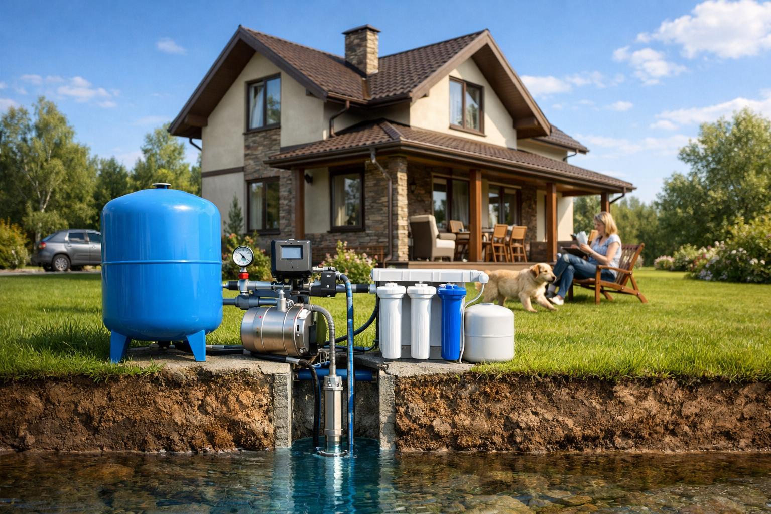 Преимущества автономного водоснабжения коттеджа: комфорт, независимость и экономия