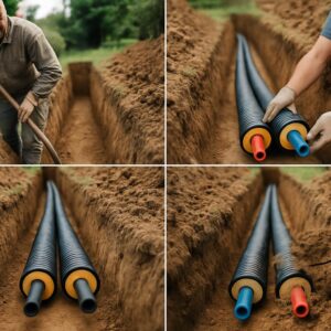 Как проложить теплотрассу в земле