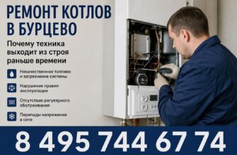 Ремонт котлов в Бурцево