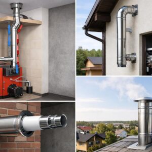 Дымоходные системы для дизельных котлов