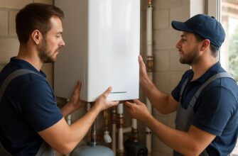 Установка котла отопления