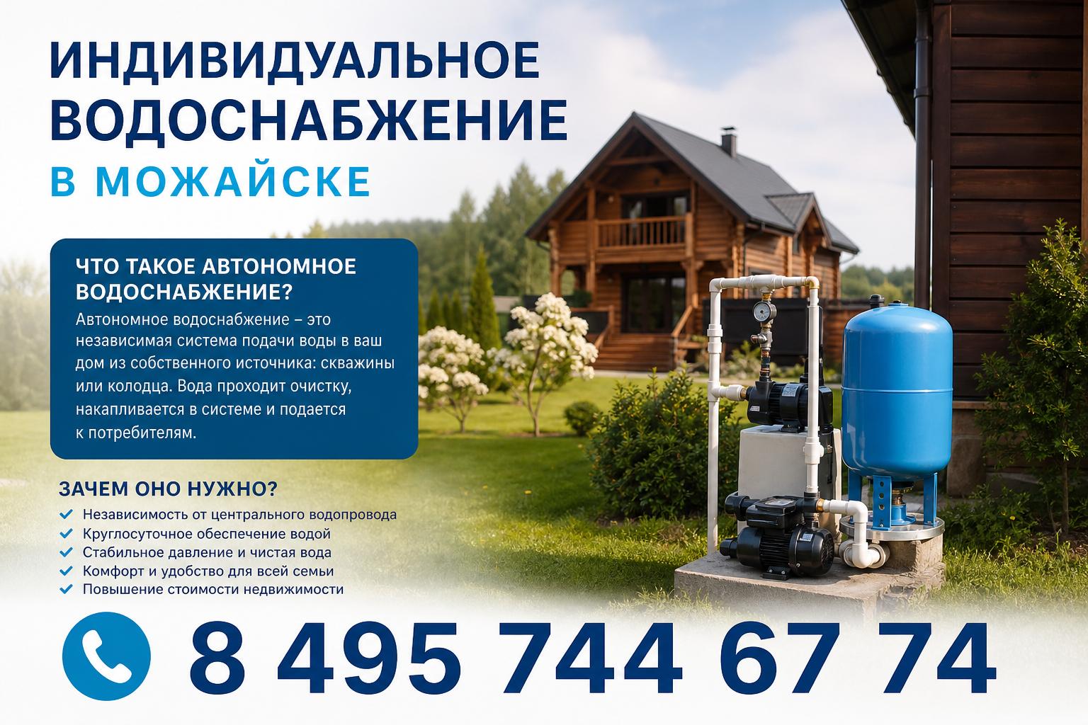 Что такое автономное водоснабжение и зачем оно нужно