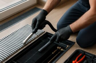 Как обслуживать внутрипольный конвектор