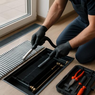 Как обслуживать внутрипольный конвектор