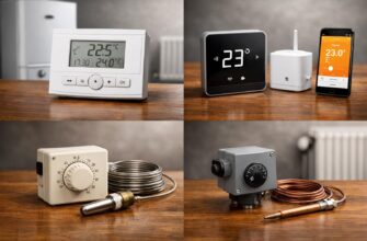 Виды термостатов для котла отопления