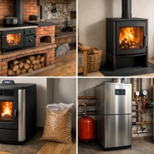 Виды печного оборудования для отопления