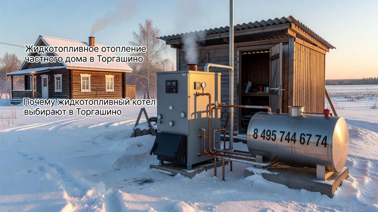 Почему жидкотопливный котел выбирают в Торгашино