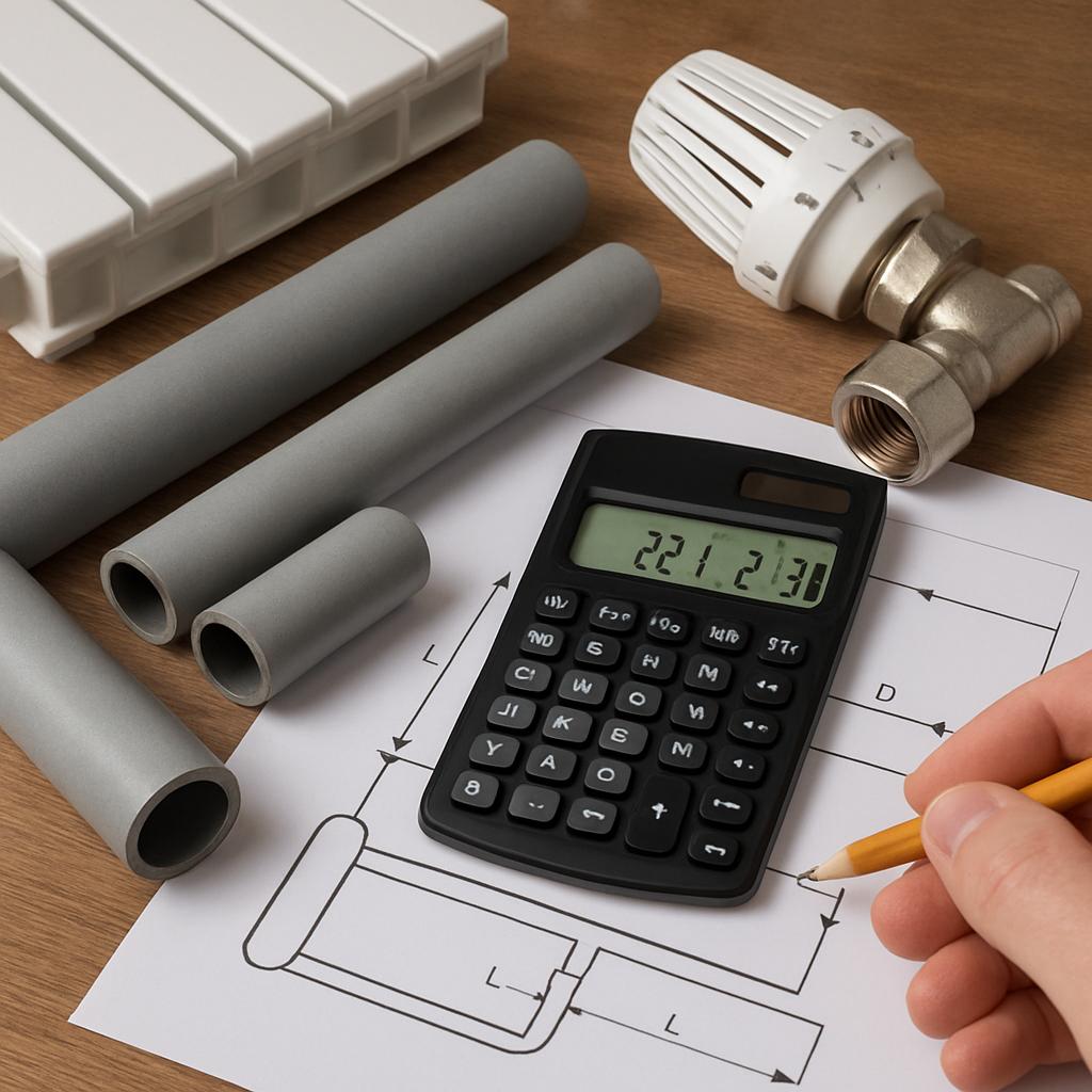 Расчет диаметра и размера труб отопления