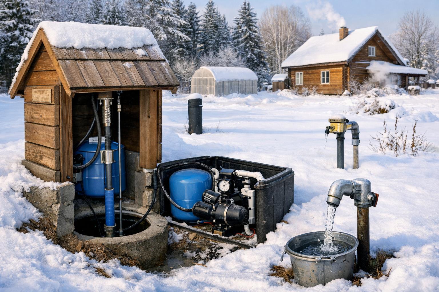 Почему автономное водоснабжение зимой — необходимость, а не роскошь