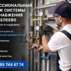Профессиональный монтаж системы водоснабжения в Менделеево