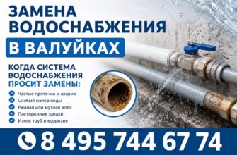 Замена водоснабжения в Валуйках
