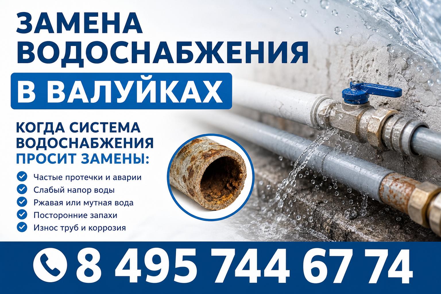 Когда система водоснабжения просит замены Когда система водоснабжения просит замены
