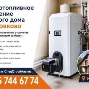 Жидкотопливное отопление частного дома в Боровково
