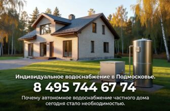 Индивидуальное водоснабжение в Подмосковье