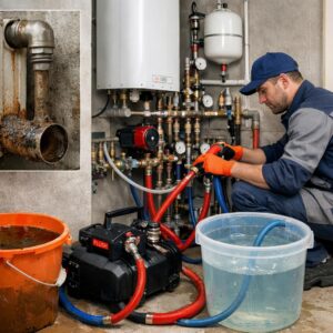 Промывка отопления в доме 140 м²