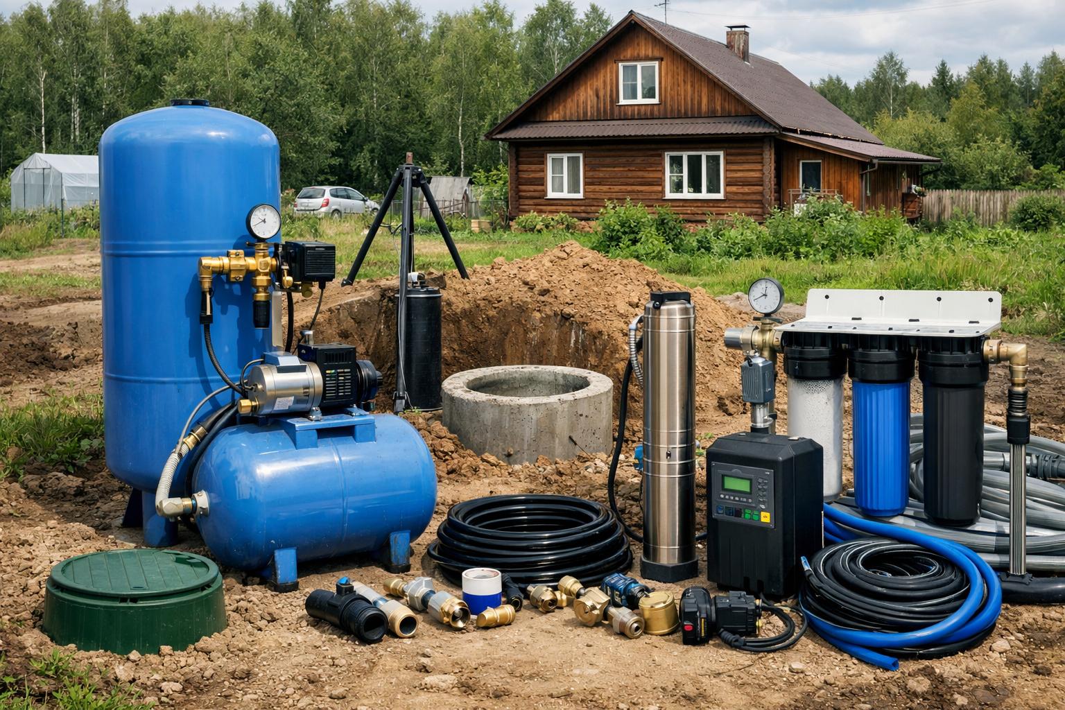 Щёлковский район Борисовка — полное решение водоснабжения от локальных специалистов