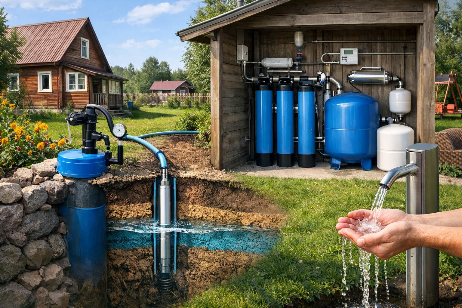 Почему индивидуальное водоснабжение в Рахманово — залог комфорта и безопасности участка