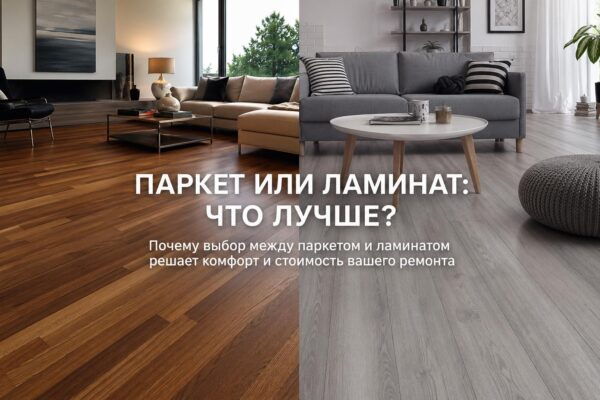 Чем отличается паркет от ламината?