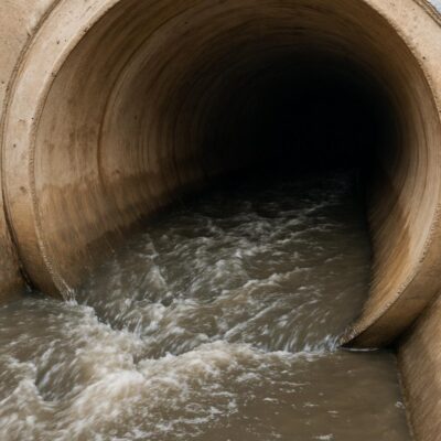 Режим течения сточных вод в наружной канализационной сети