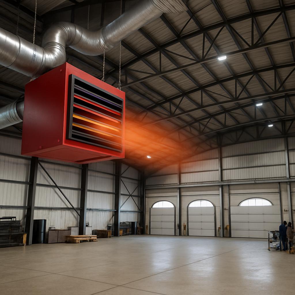 Отопление ангаров воздушным отоплением — быстрое и экономичное решение от ООО ДИЗАЙН ПРЕСТИЖ